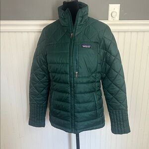 Patagonia Radalie  Women's Forest Green Puffer Jacket